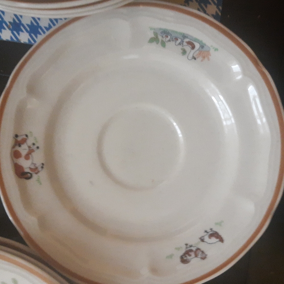 Vintage stonewear farm scene - Picture 3 of 4